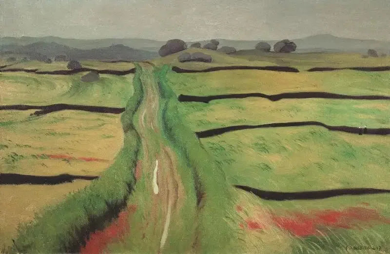 Weg durch die Heidelandschaft - Félix Vallotton