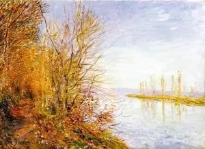 Weg von By im Wald der Roches-Courtaut, Sommer von St. Martin - Alfred Sisley