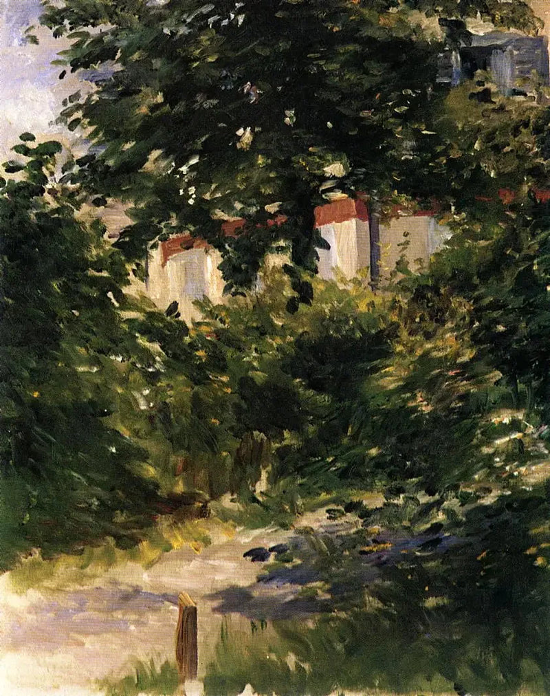 Gartenweg in Rueil - Édouard Manet