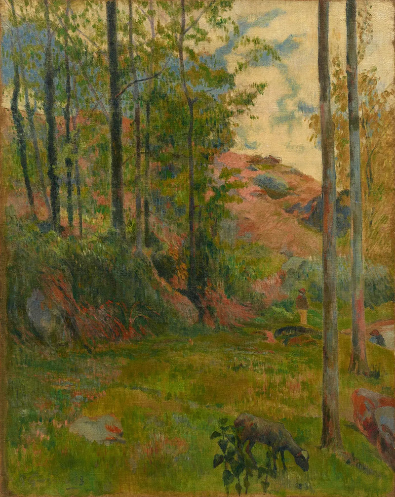 Weg am Fuße von Pont-Aven - Paul Gauguin