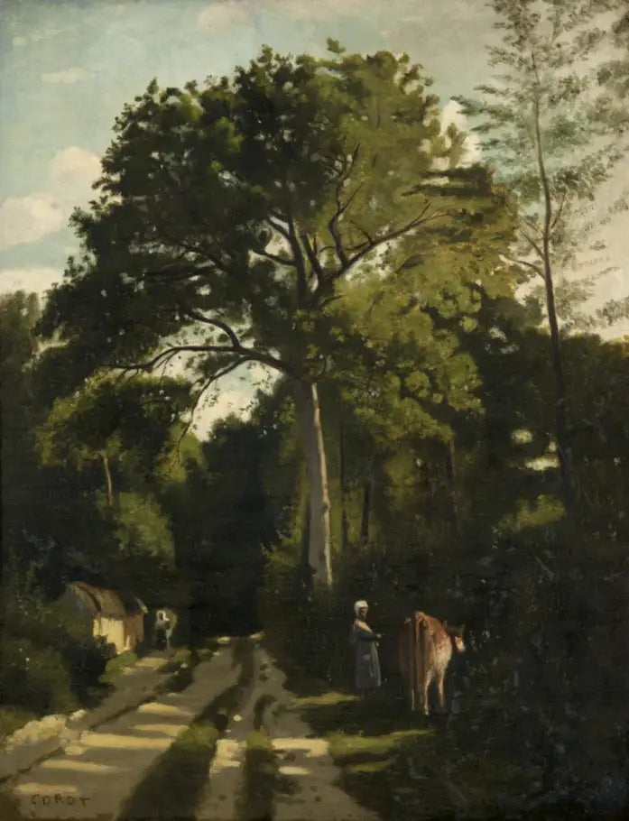Waldweg, Ville d'Avray - Jean-Baptiste Camille Corot