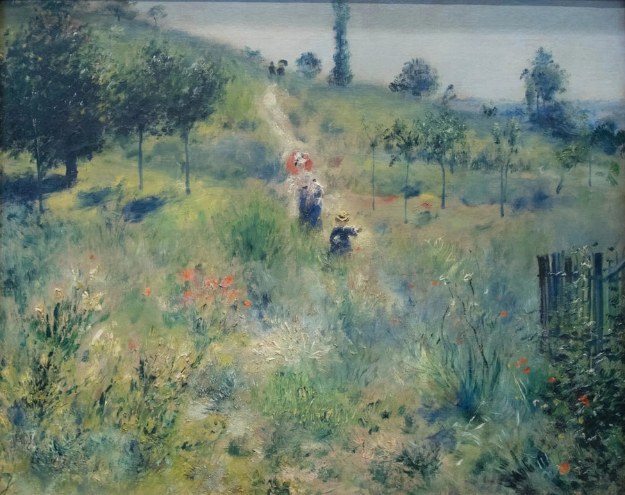 Pfad, der durch hohes Gras führt - Pierre-Auguste Renoir