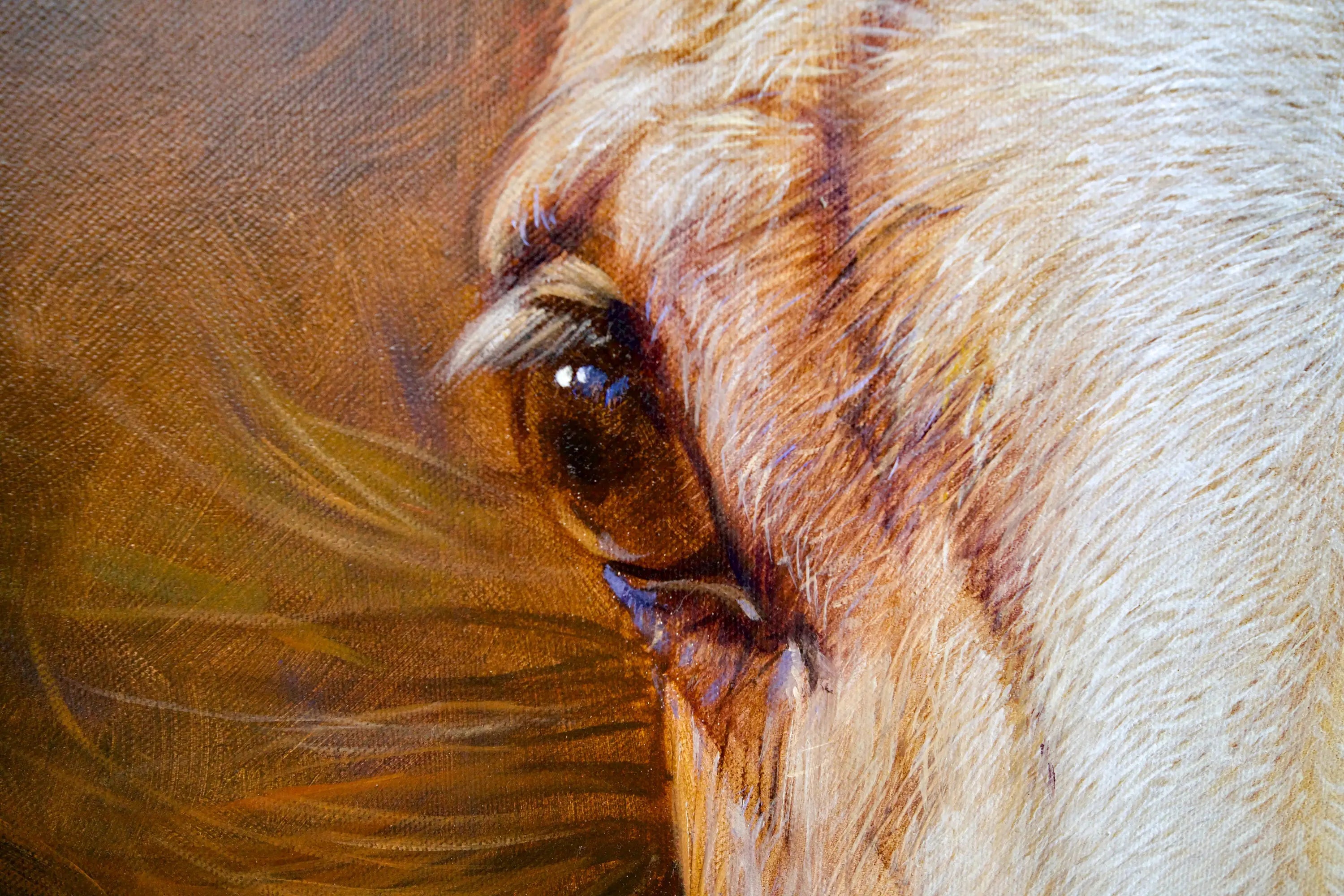 Cheval | 100 x 130 cm image 6 tableau peint à l’huile sur toile