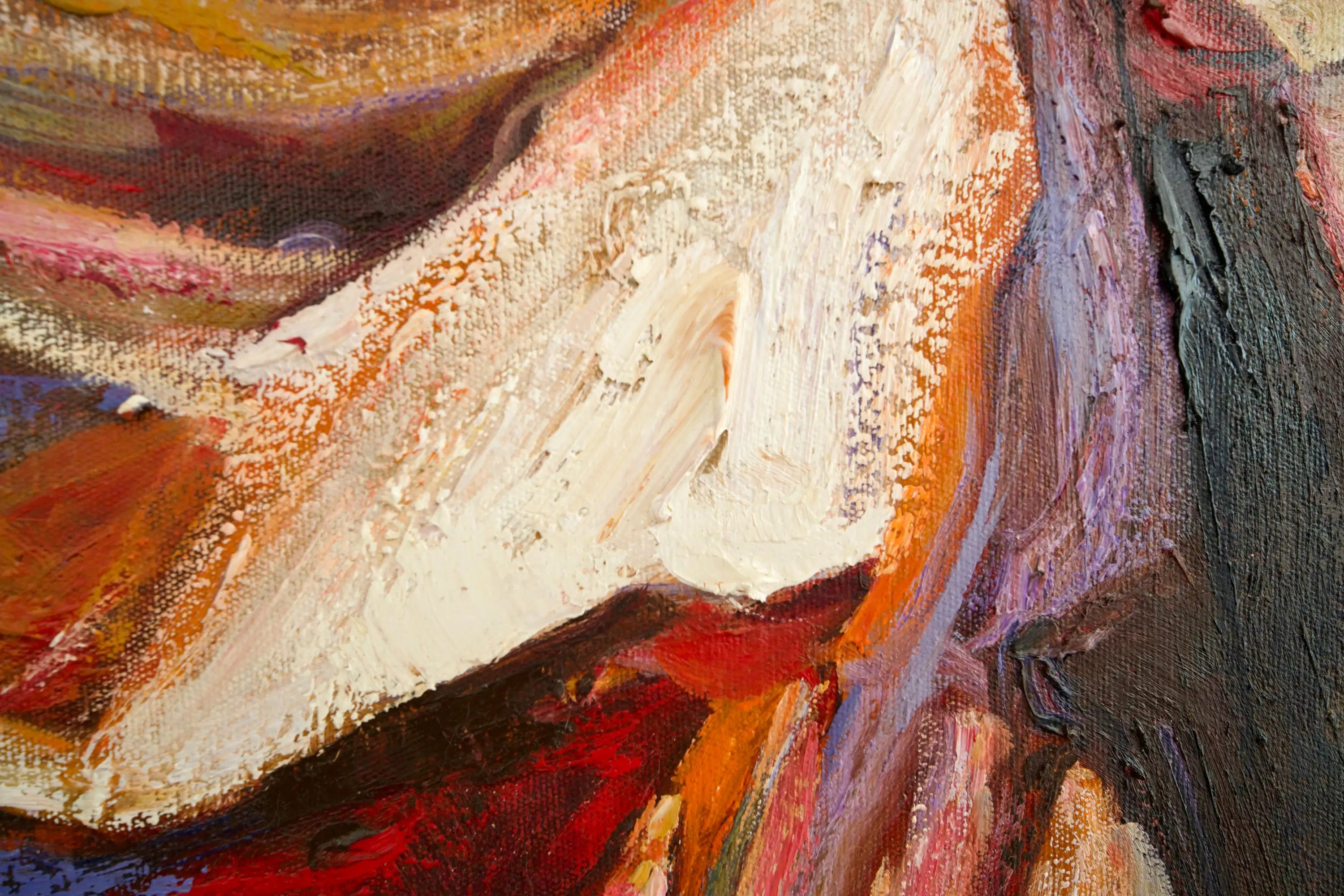 Cheval Abstrait | 100 x 100 cm Reproductions de tableaux à la peinture à l’huile