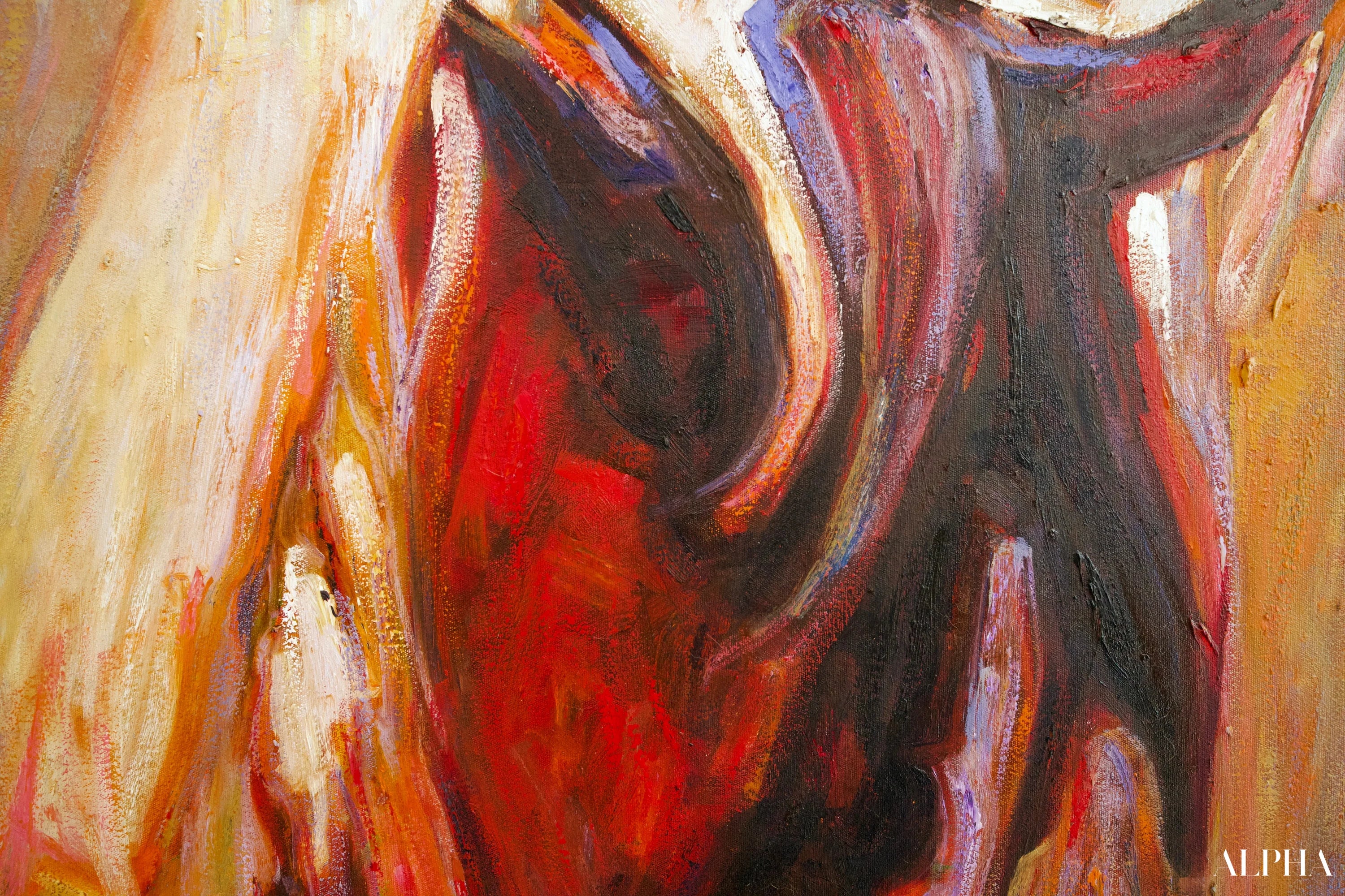 Cheval Abstrait | 100 x 100 cm Reproductions de tableaux à la peinture à l’huile