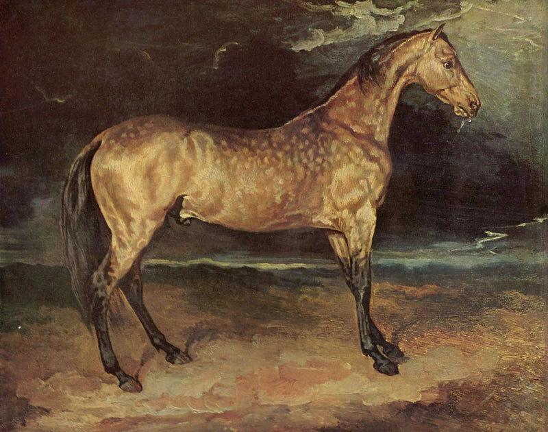 Vom Gewitter erschrecktes Pferd - Théodore Géricault