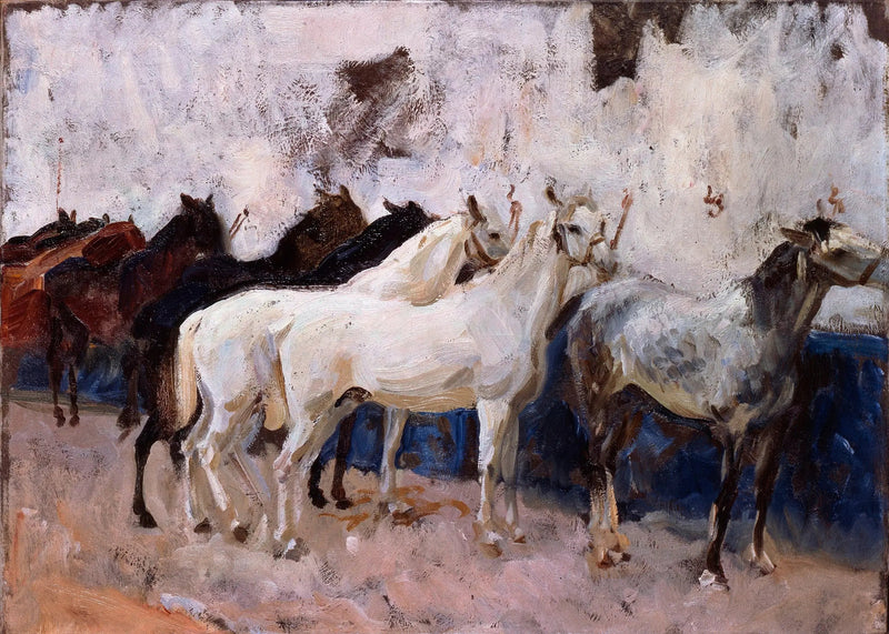 Pferde in Palma - John Singer Sargent