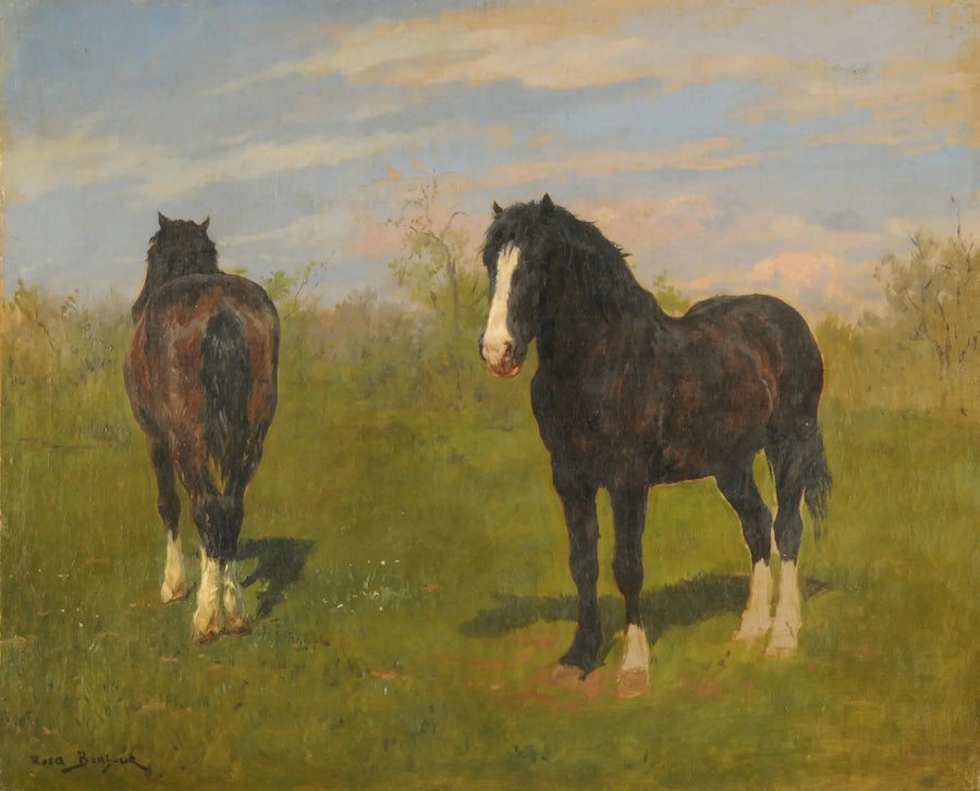 Pferde auf der Weide - Rosa Bonheur