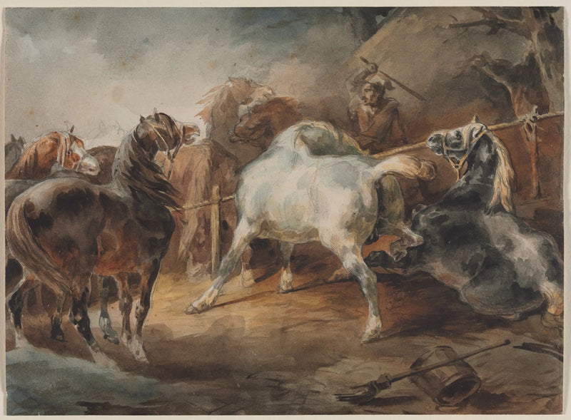 Kampfrosse - Théodore Géricault