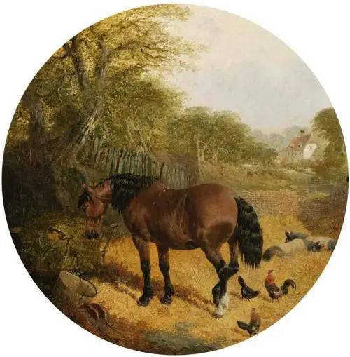 Pferde, Schweine und Geflügel - John Frederick Herring, Sr.