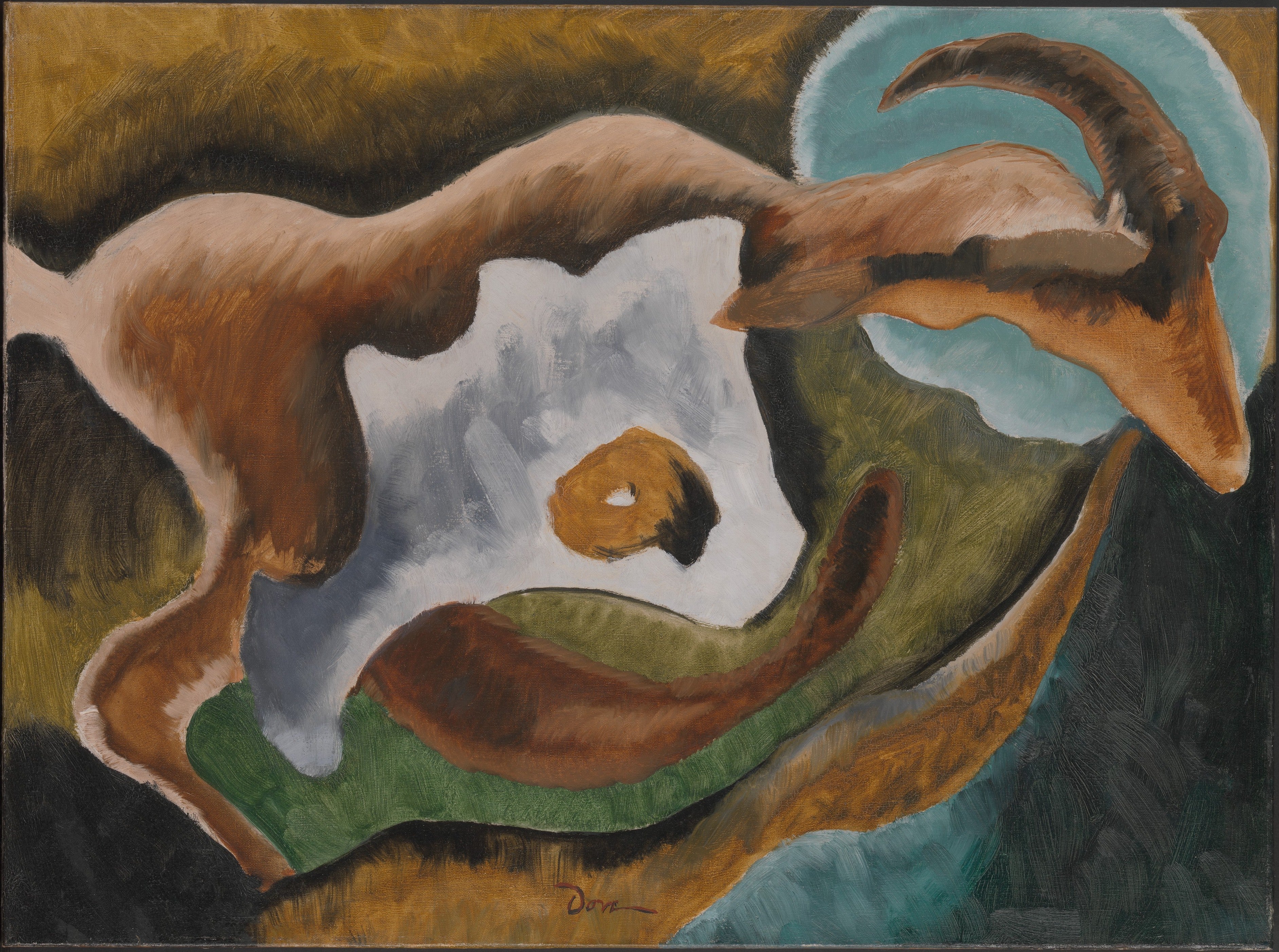 Chèvre - Arthur Dove image 1 reproduction artisanale de tableau