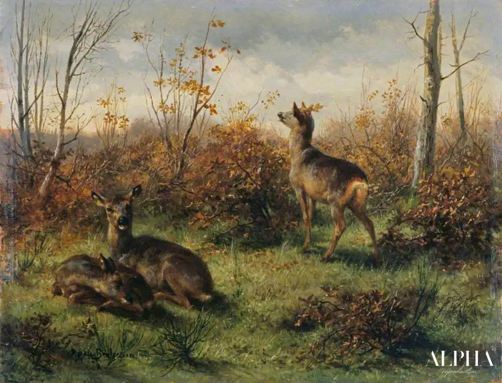 Roe Deer - Rosa Bonheur - Reproductions de tableaux et peintures haut de gamme