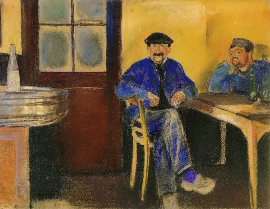 Beim Weinhändler - Edvard Munch