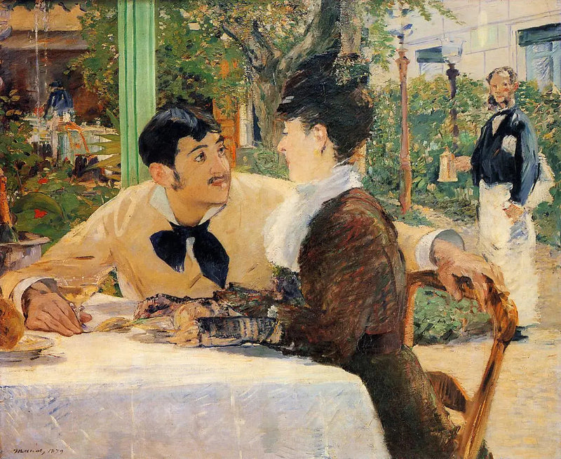 Bei Vater Lathuille, im Freien - Édouard Manet