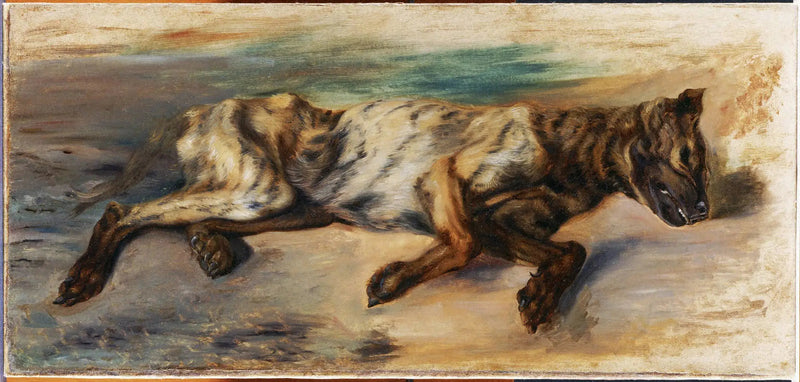 Toter Hund - Eugène Delacroix