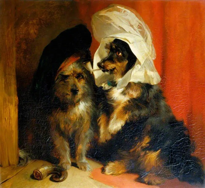 Komische Hunde - Edwin Henry Landseer