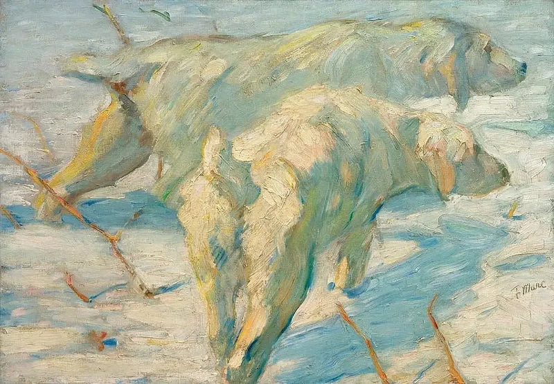 Sibirische Schäferhunde - Franz Marc