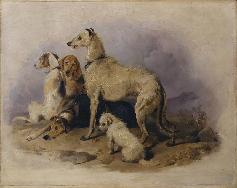 Highland-Hunde - Edwin Henry Landseer