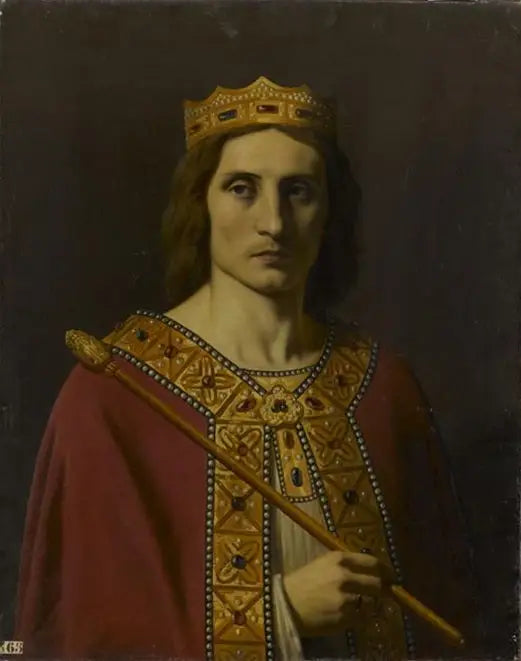 Childéric II (ca. 653-675), König von Austrasien, Neustrien und Burgund - Émile Signol