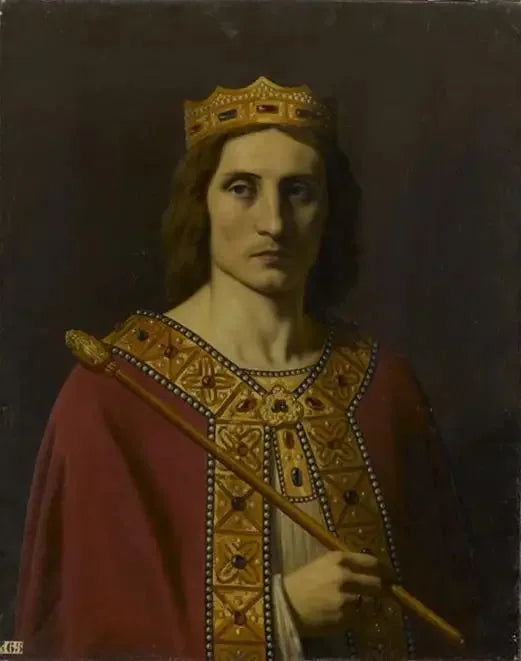 Childéric II (ca. 653-675), König von Austrasien, Neustrien und Burgund - Émile Signol