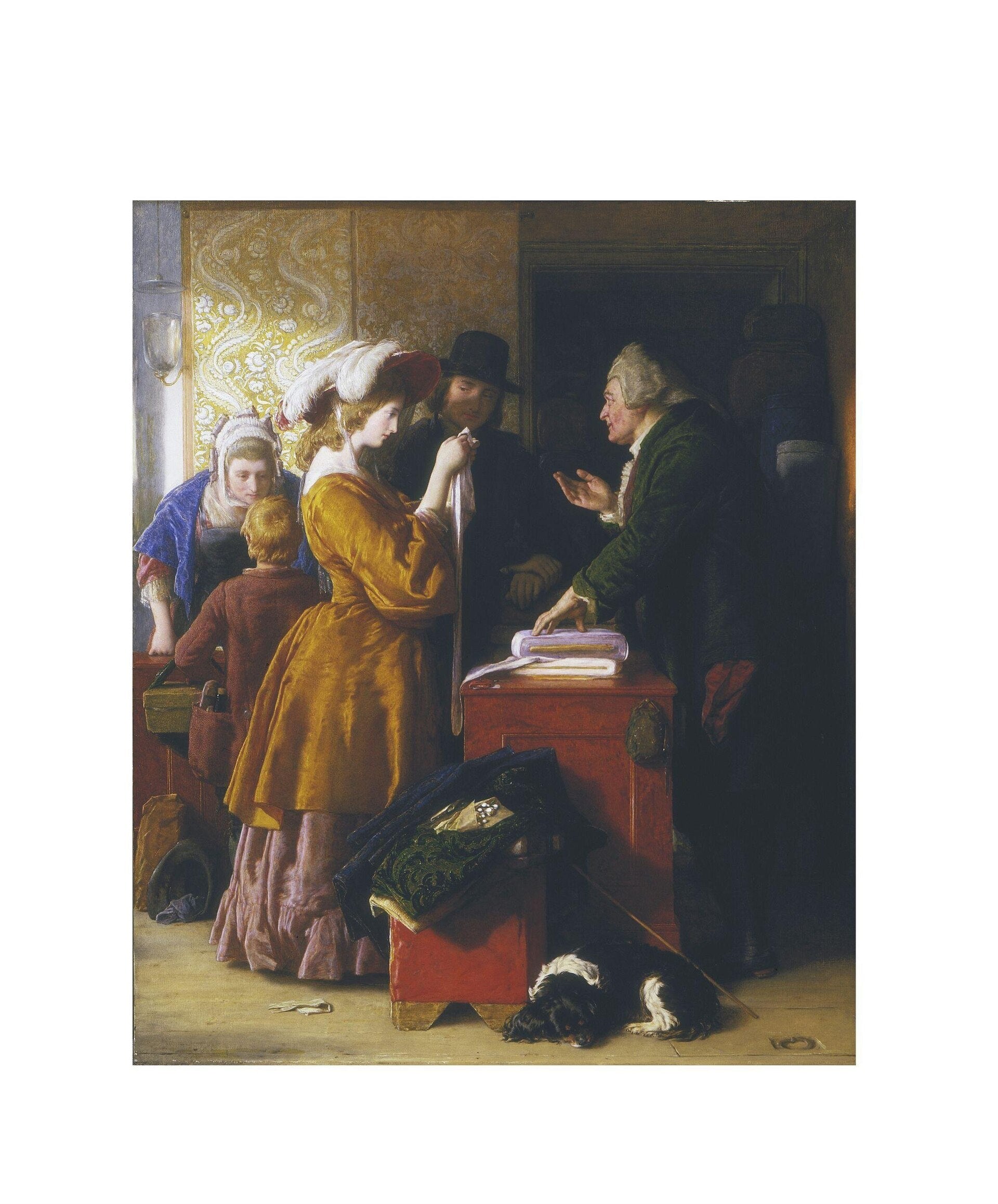 Choosing the Wedding Gown - William Mulready