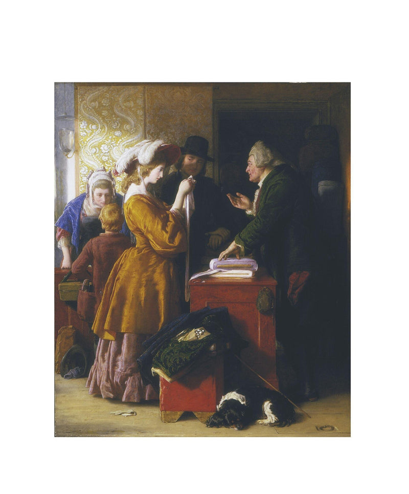 Le Choix de la robe de mariée - William Mulready