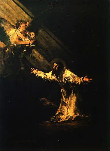 Christ au jardin des oliviers - Francisco de Goya image 1 tableau peint à l’huile sur toile