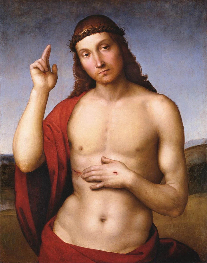 Christus, der mit Stigmata segnet, etwa 1504-1506 - Raphaël