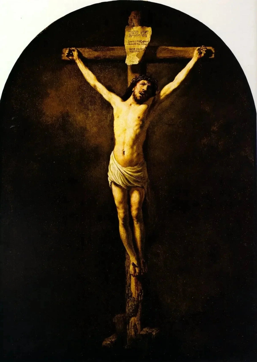 Le Christ en croix – Rembrandt, 1631