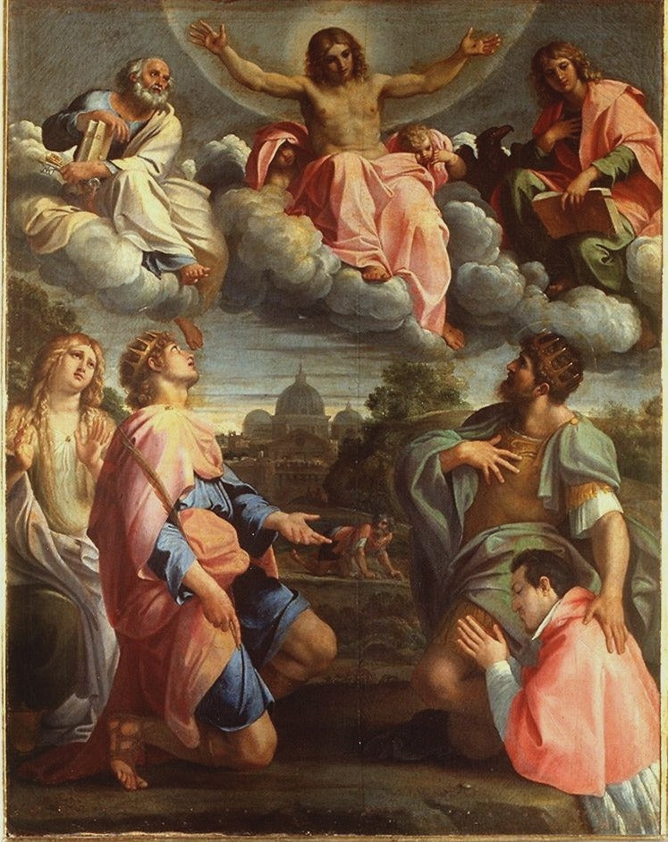 Christus in der Herrlichkeit - Annibale Carracci