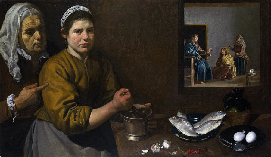 Christus im Haus von Martha und Maria - Diego Velázquez