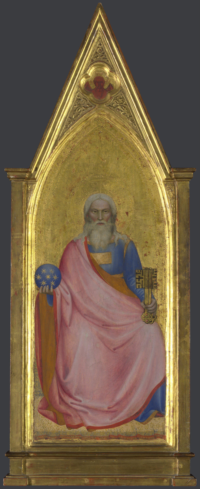 Christ des Apokalypse: Zentrale Pinnakelpaneel - Giovanni da Milano