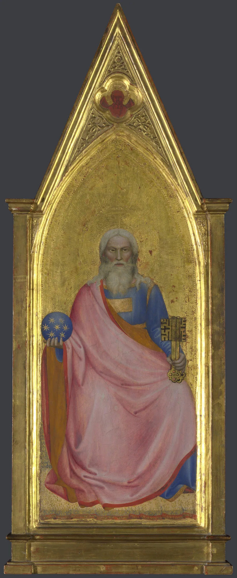 Christ des Apokalypse: Zentrale Pinnakelpaneel - Giovanni da Milano