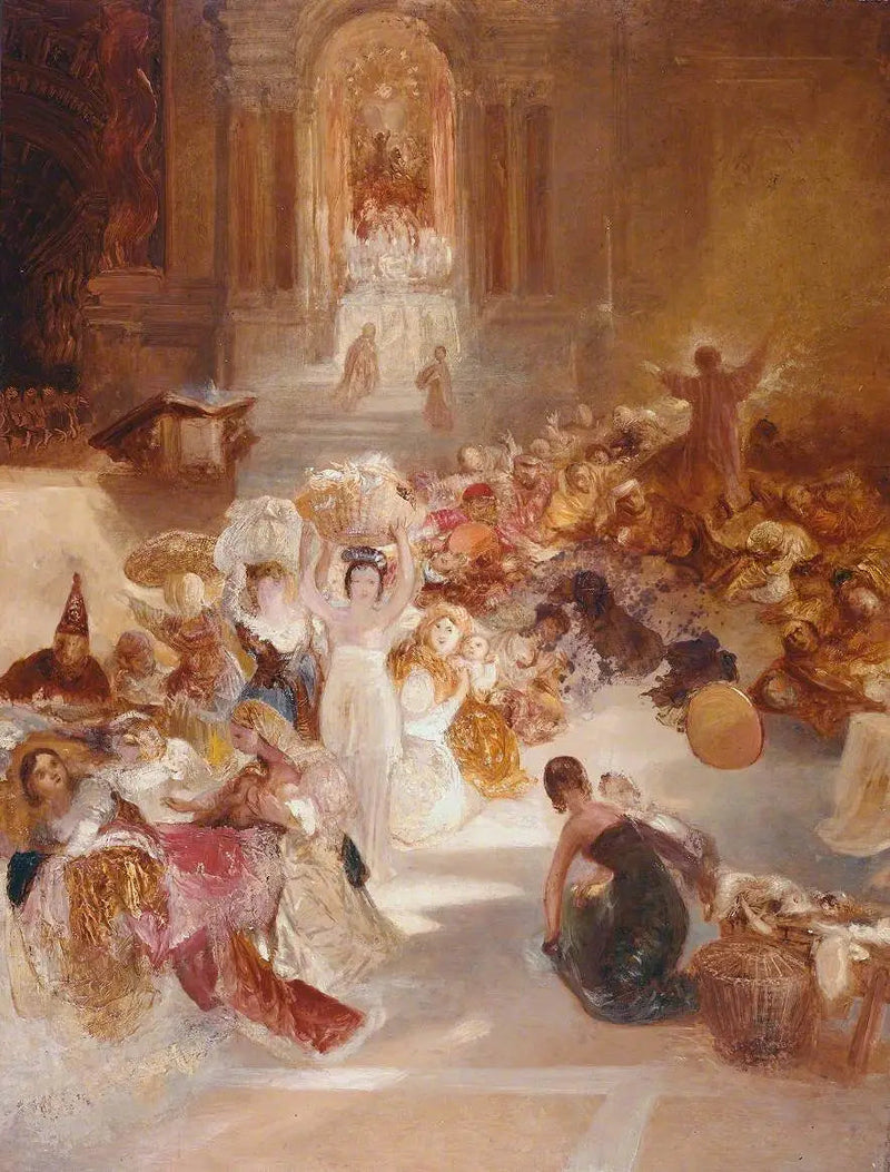 Christus vertreibt die Händler aus dem Tempel - J. M. W. Turner