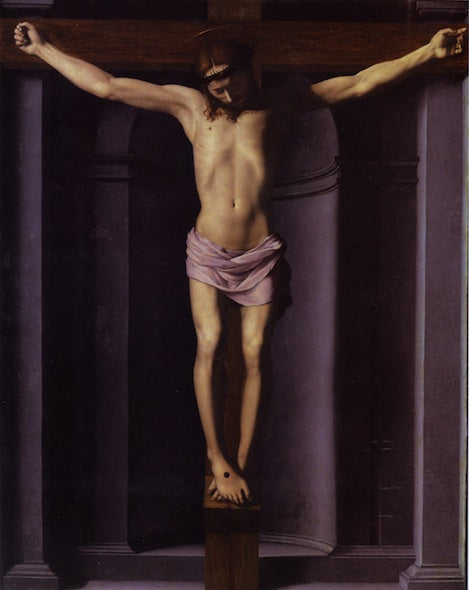 Christ en croix - Bronzino image 1 copie de tableau peinte à la main