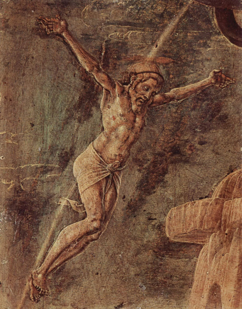 Christus am Kreuz - Cosmé Tura