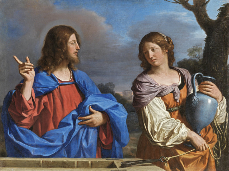 Christus und die Samariterin - Guercino