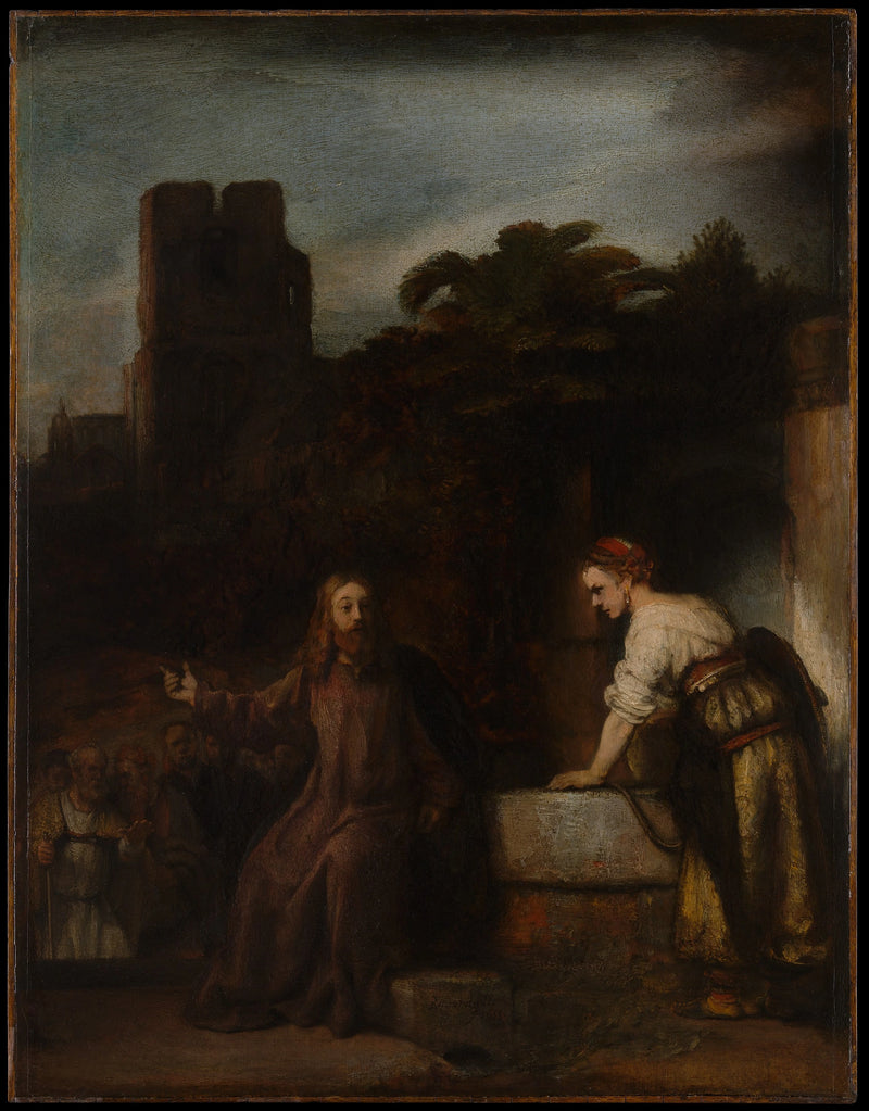 Christus und die Samariterin - Rembrandt