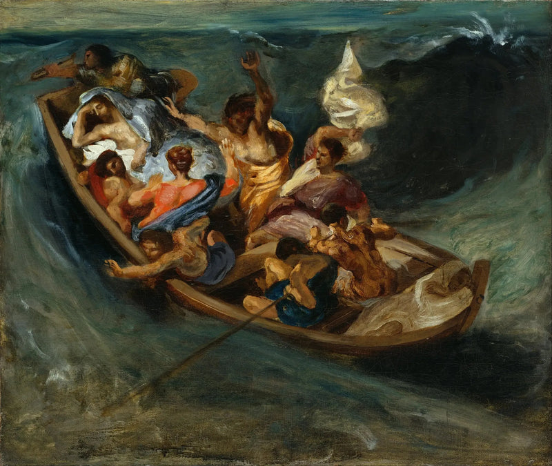 Christus auf dem See Genezareth - Eugène Delacroix