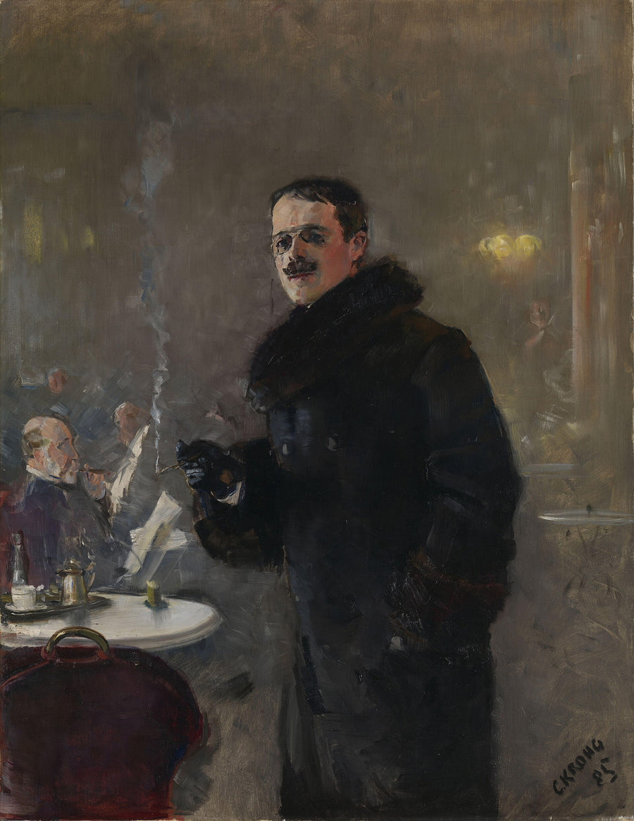 Portrait de Gerhard Munthe - Christian Krohg