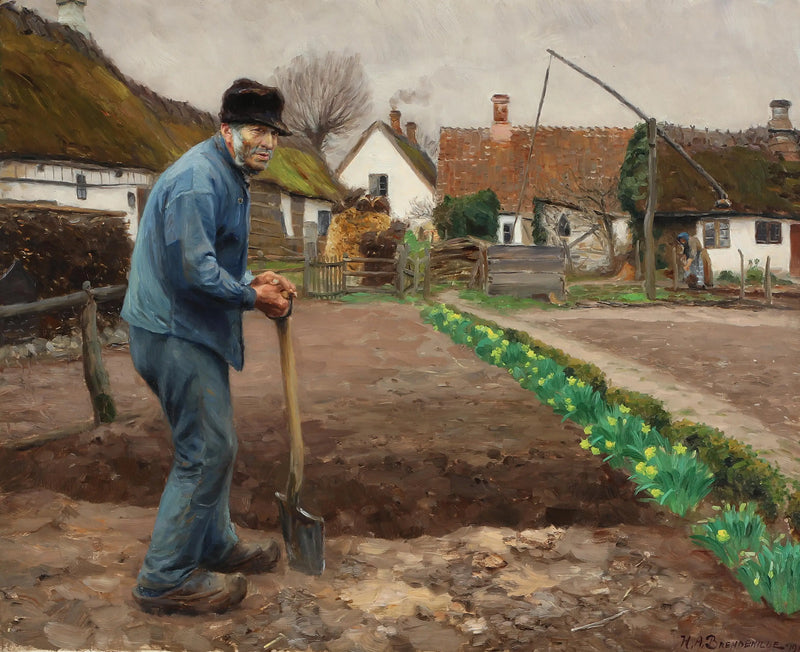 Christian Væver de Rønnebæk. - H. A. Brendekilde