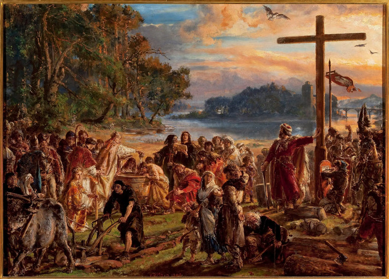 Christianisierung Polens 966 n. Chr. - Jan Matejko