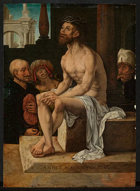 Christus ruht nach der Geißelung - Jan Gossaert