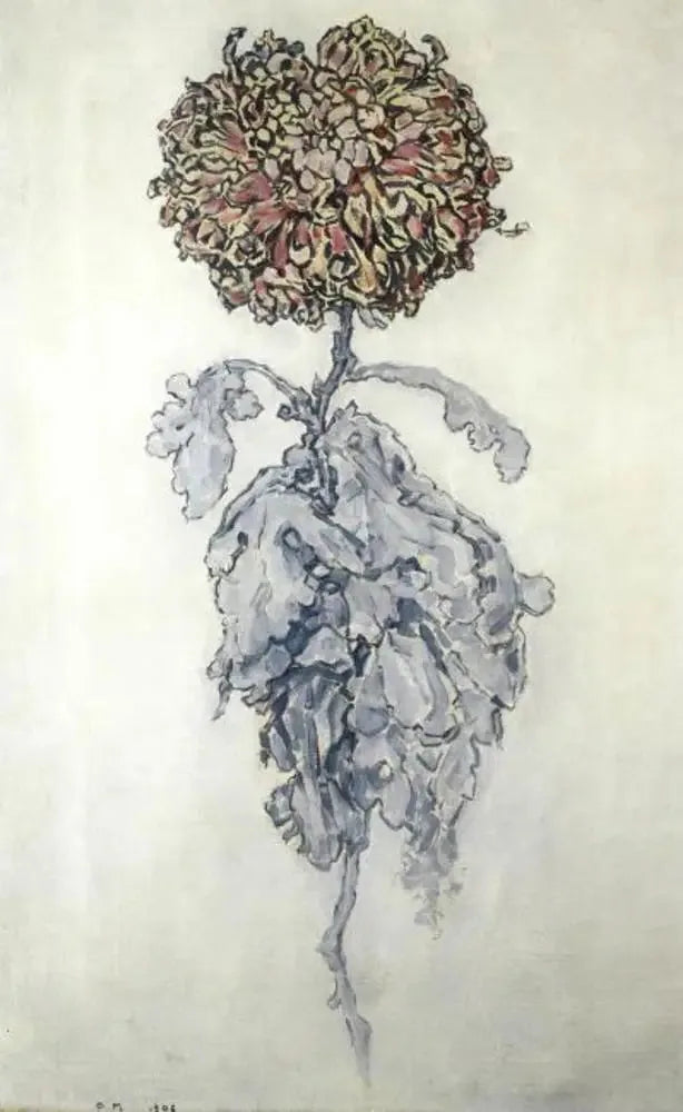 Chrysantheme - Piet Mondrian