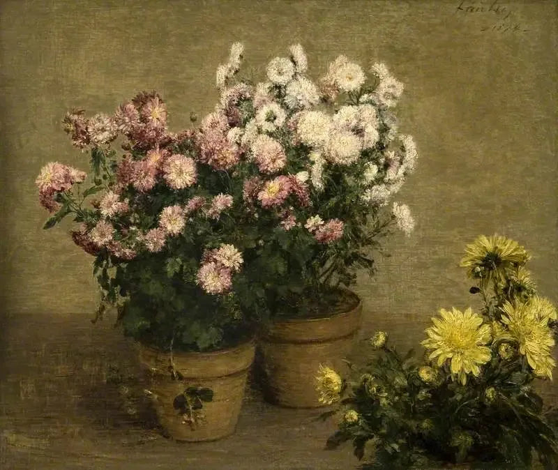 Chrysanthemen - Henri Fantin-Latour