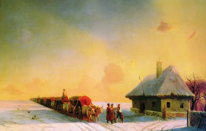 Chumaks in der Kleinen Rus - Ivan Aïvazovski