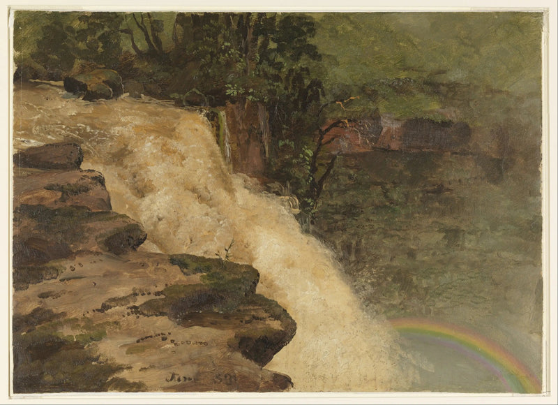 Wasserfall in Kolumbien - Frederic Edwin Church