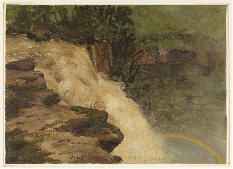 Wasserfall in Kolumbien - Frederic Edwin Church