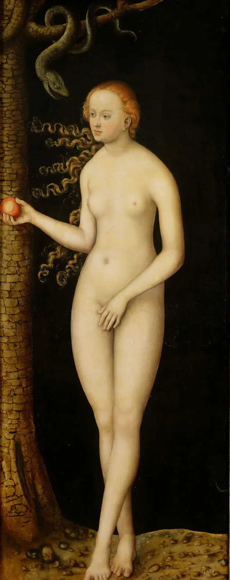 Der Fall des Menschen: Eva - Lucas Cranach der Ältere