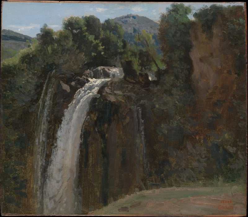 Wasserfall in Terni - Jean-Baptiste Camille Corot